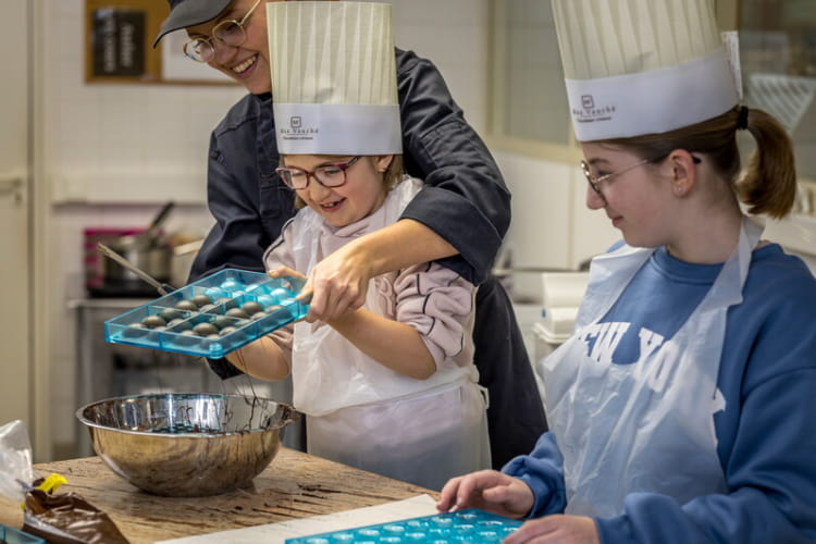 Atelier chocolat Max Vauché ©David Darrault