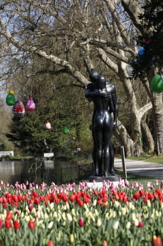 Cheverny Jardin de l'Amour à pâque